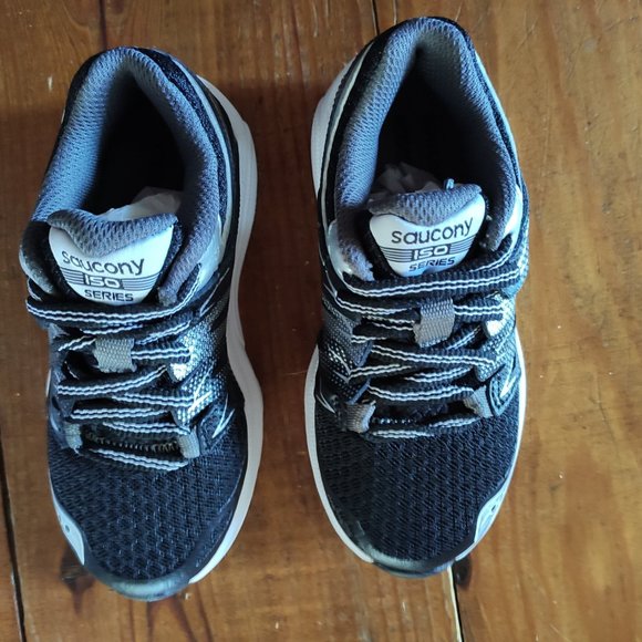 Saucony Zealot 2 Running Shoe (Little Kid) Black - Picture 5 of 10